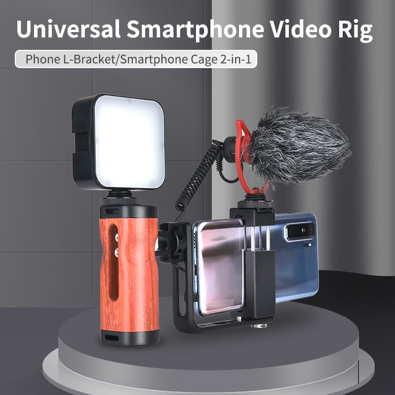 YELANGU LW102 Handheld L-Shape Mount Cell Phone Shooting Stand Kit Video Accessories YELANGU LW102 Handheld L-Shape Mount Cell Phone Shooting Stand Kit Video Accessories